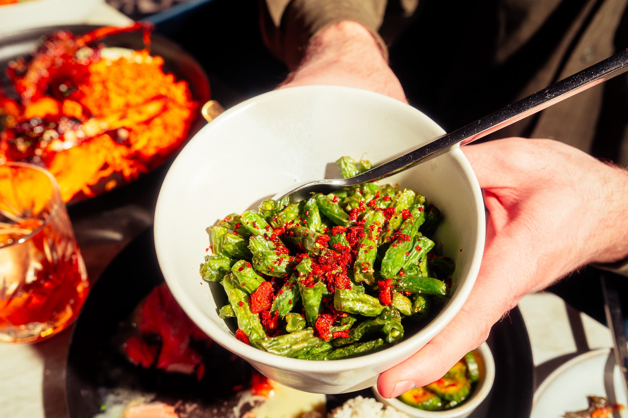 Salt + Pepper Fried Green Beans