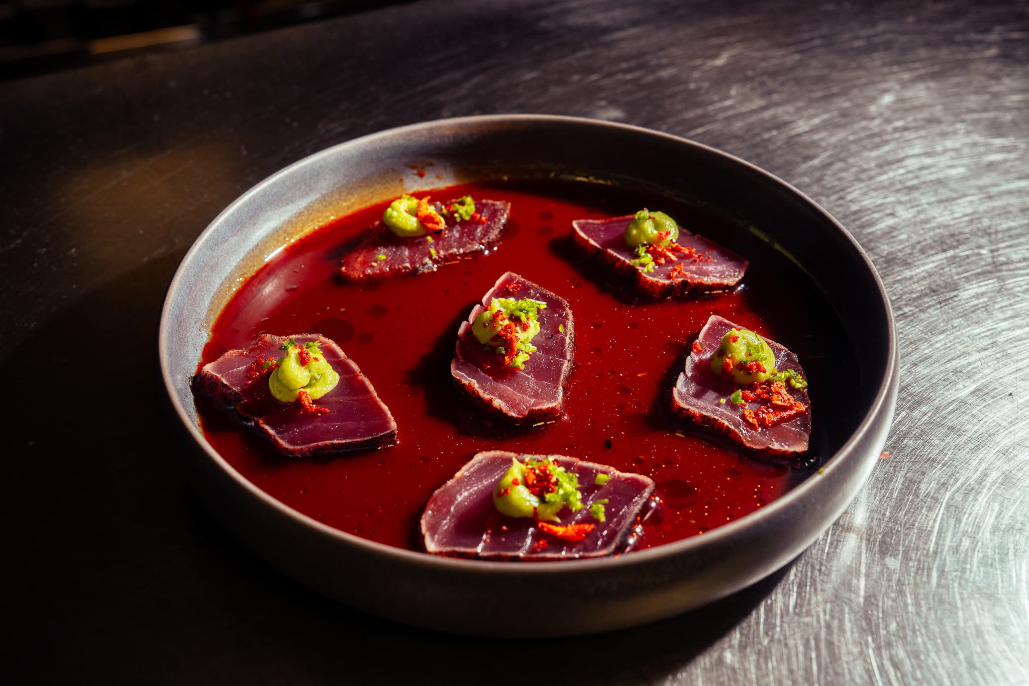 Tuna Tataki + Garlic Ponzu