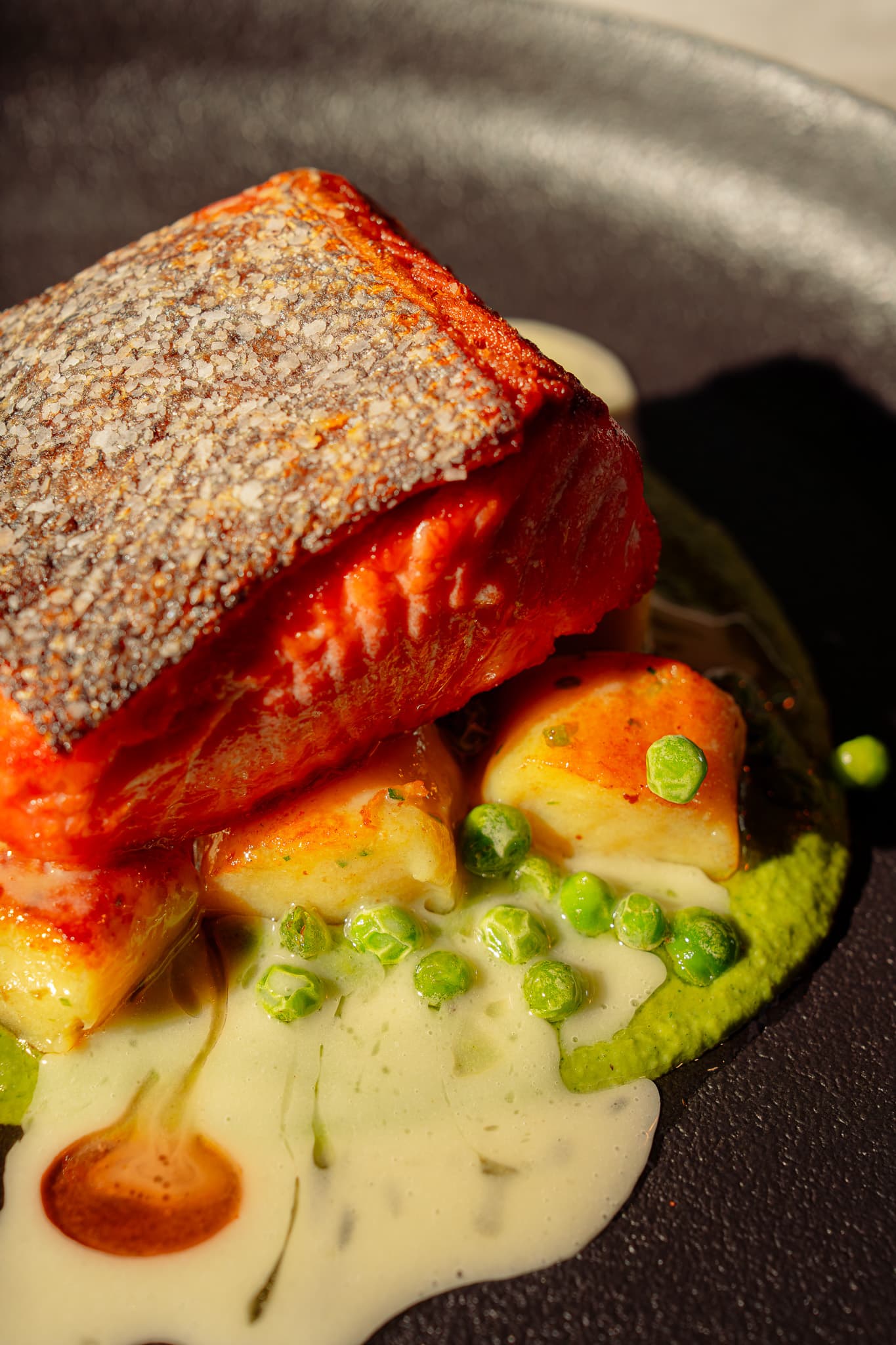 King Salmon + Ricotta Gnocchi